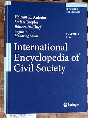 International Encyclopedia of Civil Society. Volume 3 P - Z Band 3
