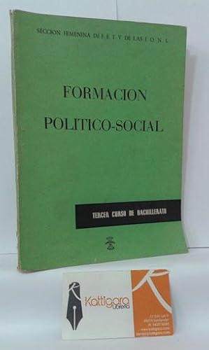 Seller image for FORMACIN POLTICO-SOCIAL. TERCER CURSO DE BACHILLERATO for sale by Librera Kattigara