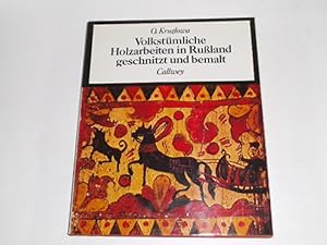 Seller image for Volkstmliche Holzarbeiten in Rulandgeschnitzt und bemalt. for sale by Der-Philo-soph