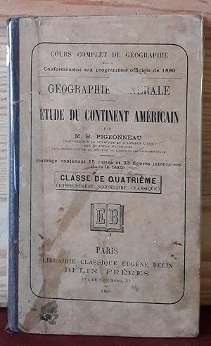 Géographie Générale : Etude du continent américain