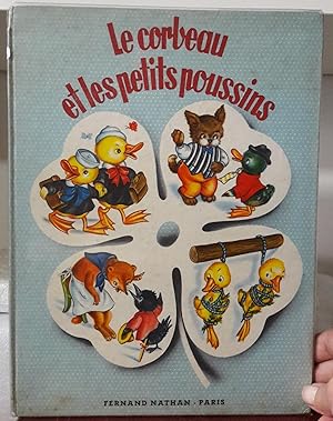 Le corbeau et les petits poussins