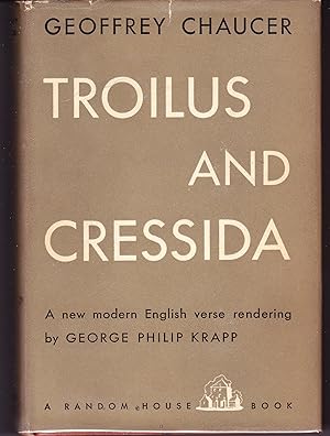 Bild des Verkufers fr Troilus and Cressida. Rendered Into Modern English Verse By George Philip Krapp zum Verkauf von Quercus Rare Books