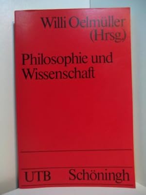 Imagen del vendedor de Philosophie und Wissenschaft a la venta por Antiquariat Weber