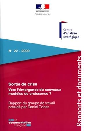 Image du vendeur pour Sortie de crise mis en vente par Chapitre.com : livres et presse ancienne