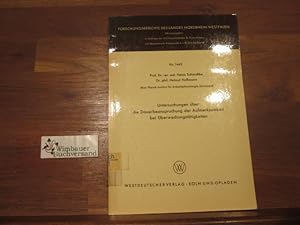 Immagine del venditore per Untersuchungen ber die Dauerbeanspruchung der Aufmerksamkeit bei berwachungsttigkeiten. ; Helmut Hoffmann / Forschungsberichte des Landes Nordrhein-Westfalen ; 1442 venduto da Antiquariat im Kaiserviertel | Wimbauer Buchversand