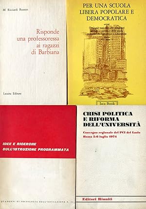 Imagen del vendedor de Risponde una professoressa ai ragazzi di Barbiana a la venta por Studio Bibliografico Marini