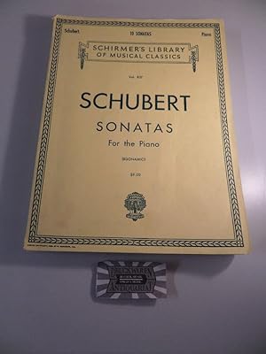 Seller image for Franz Schubert : Ten Sonatas - For the Piano. Schirmer's library of musical classics - Vol. 837. for sale by Druckwaren Antiquariat