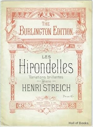 Immagine del venditore per Les Hirondelles De Felicien David: Variations Brillantes Pour Piano Op. 5. (The Burlington Edition) venduto da Hall of Books