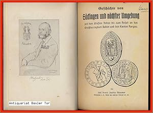 Imagen del vendedor de Geschichte von Sckingen und nchster Umgebung seit den ltesten Zeiten bis zum Anfall an das Groherzogliche Baden und den Kanton Aargau. a la venta por Antiquariat Basler Tor