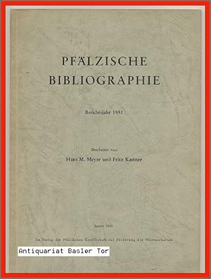 Pfälzische Bibliographie. Berichtsjahr 1951.