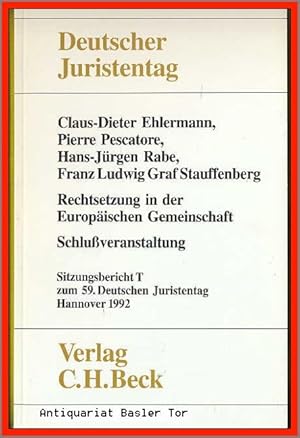 Immagine del venditore per Rechtsetzung in der Europischen Gemeinschaft. Schluveranstaltung. venduto da Antiquariat Basler Tor