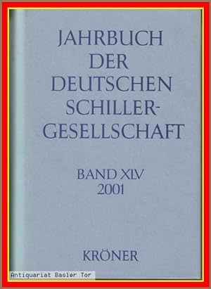 Seller image for Jahrbuch der Deutschen Schillergesellschaft. Internationales Organ fr neuere deutsche Literatur. for sale by Antiquariat Basler Tor