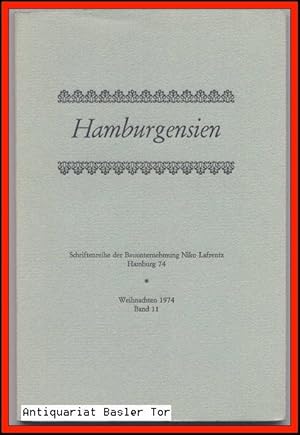 Imagen del vendedor de Heiteres Hamburg. Ein Blick in die Vergangenheit. Hamburgensien, Band 11. a la venta por Antiquariat Basler Tor