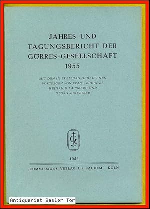 Jahres- und Tagungsbericht der Görres-Gesellschaft 1955.