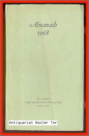 Imagen del vendedor de Almanach 1968. a la venta por Antiquariat Basler Tor