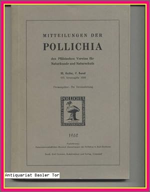 Mitteilungen der Pollichia, des Pfälzischen Vereins für Naturkunde und Naturschutz. III. Reihe, 9...