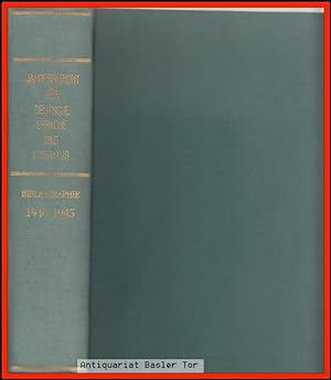 Seller image for Jahresbericht fr deutsche Sprache und Literatur. Band I: Bibliographie 1940 - 1945. for sale by Antiquariat Basler Tor
