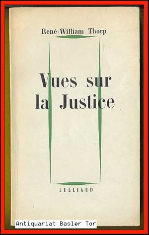 Seller image for Vues sur la Justice. for sale by Antiquariat Basler Tor