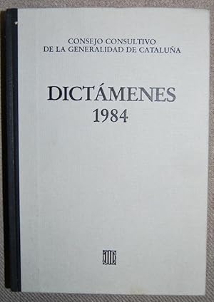 Imagen del vendedor de DICTAMENES. 1984 a la venta por Fbula Libros (Librera Jimnez-Bravo)