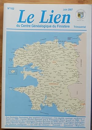 Le Lien du Centre Généalogique du Finistère - Numéro 102 de juin 2007