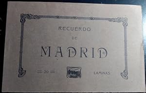 RECUERDO DE MADRID. 20 LAMINAS.