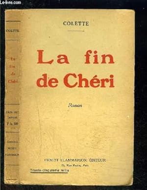 Image du vendeur pour LA FIN DE CHERI mis en vente par Le-Livre