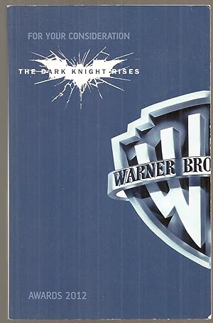 THE DARK KNIGHT RISES [Screenplay]. Story by Christopher Nolan & David S. Goyer. Batman Created b...