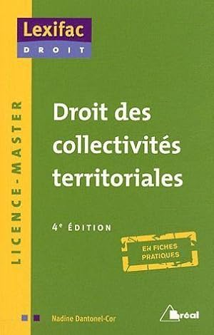 droit des collectivités territoriales (4e édition)