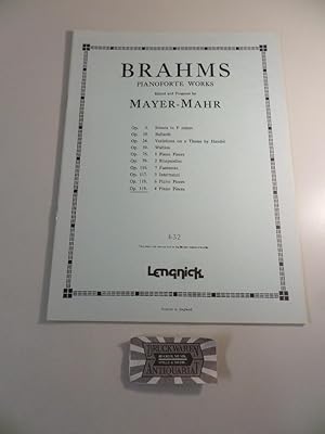 Seller image for Lengnick Nr. 632. Brahms: Pianoforte works, op.119: 4 Piano Pieces. for sale by Druckwaren Antiquariat