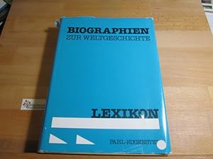 Bild des Verkufers fr Biographien zur Weltgeschichte : Lexikon. [Hrsg.: Heinz Tillmann (Leiter)] zum Verkauf von Antiquariat im Kaiserviertel | Wimbauer Buchversand