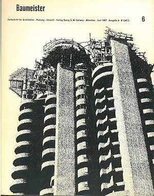 Baumeister. Zeitschrift fur Architectur. Juni 1967