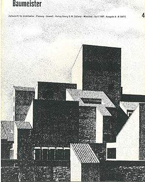 Baumeister. Zeitschrift fur Architectur. April 1967