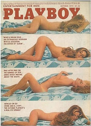 Playboy. Enterteinment for men. October 1974