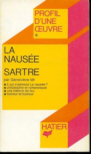 Image du vendeur pour La nause #18 - Profil d'une oeuvre mis en vente par Librairie Le Nord