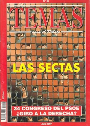 Imagen del vendedor de TEMAS PARA EL DEBATE N32. (Sectas quin es quin?; Tiempo de sectas tiempo de libertad?; Las sectas en Espaa.) a la venta por Librera Vobiscum