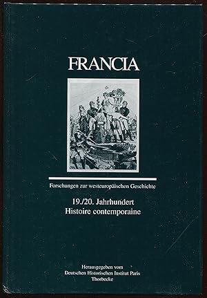 Immagine del venditore per Francia Band 24/3 (1997) - 19./20. Jahrhundert - Histoire Contemporaine venduto da LibrairieLaLettre2