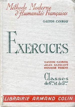 Imagen del vendedor de EXERCICES, CLASSES DE 6e ET DE 5e a la venta por Le-Livre