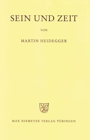 Bild des Verkufers fr Gesamtausgabe Abt. 1 Verffentlichte Schriften Bd. 2. Sein und Zeit zum Verkauf von AHA-BUCH GmbH