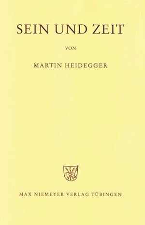 Bild des Verkufers fr Gesamtausgabe Abt. 1 Verffentlichte Schriften Bd. 2. Sein und Zeit zum Verkauf von Rheinberg-Buch Andreas Meier eK