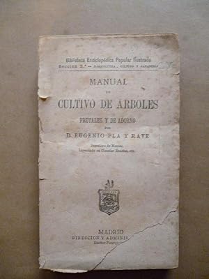 Imagen del vendedor de Manual de Cultivo de Arboles Frutales y de Adorno. a la venta por Carmichael Alonso Libros