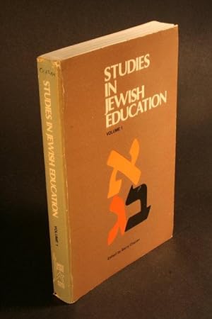 Bild des Verkufers fr Studies in Jewish education, volume one. zum Verkauf von Steven Wolfe Books