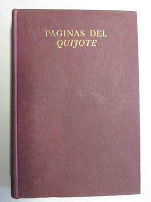 Seller image for Paginas del Quijote for sale by Goldstone Rare Books