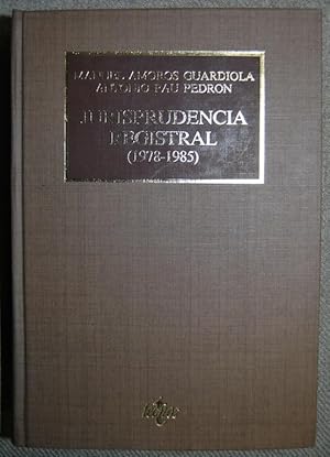 Imagen del vendedor de JURISPRUDENCIA REGISTRAL (1978-1985) a la venta por Fbula Libros (Librera Jimnez-Bravo)