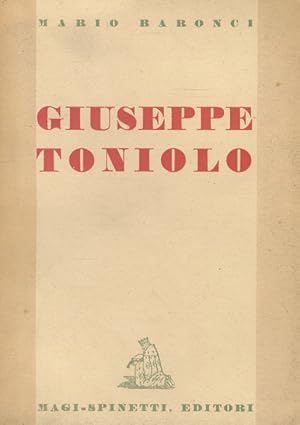 Bild des Verkufers fr Giuseppe Toniolo nel I. Centenario della sua nascita (7 marzo 1845). zum Verkauf von Libreria Oreste Gozzini snc