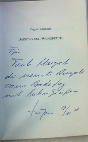 Bild des Verkufers fr Badetag und Wundertte : Kindheit und Jugend im Mnsterland 1950 bis 1965 (SIGNIERTES EXEMPLAR) zum Verkauf von books4less (Versandantiquariat Petra Gros GmbH & Co. KG)