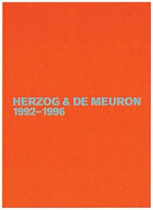 Immagine del venditore per Herzog & De Meuron - The Complete Works 1992-1996 : Trger des Pritzker-Preises 2001 venduto da AHA-BUCH GmbH
