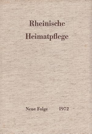 Rheinische Heimatpflege 1972 - 9. Jahrgang Neue Folge komplett Rheinische Heimatpflege : Mitteilu...