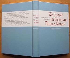 Seller image for Wer ist wer im Leben von Thomas Mann. Ein Personenlexikon. for sale by Antiquariat Roland Ggler