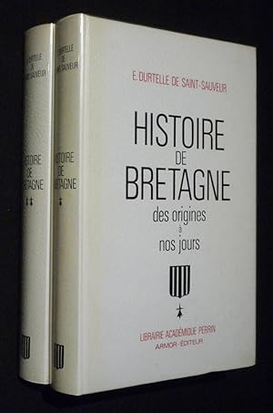 Imagen del vendedor de Histoire de Bretagne des origines  nos jours (2 volumes) a la venta por Abraxas-libris