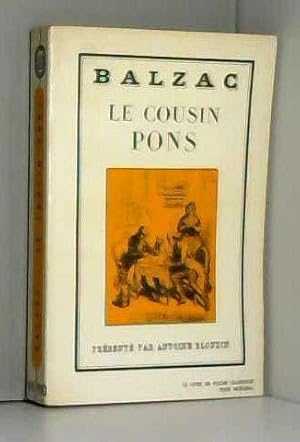 Bild des Verkufers fr Honor de Balzac. Le Cousin Pons : . Prsent par Antoine Blondin zum Verkauf von JLG_livres anciens et modernes